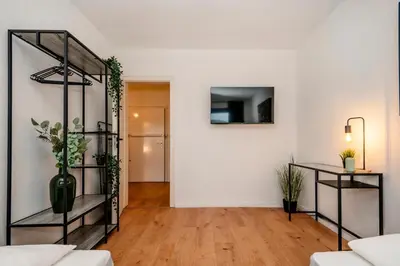Ein Bett oder Betten in einem Zimmer der Unterkunft Kurzzeitglück 24 h Self Check-In MH03