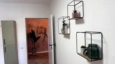 Grundriss der Unterkunft Cozy Apartment with Balcony I free Parking I WiFi
