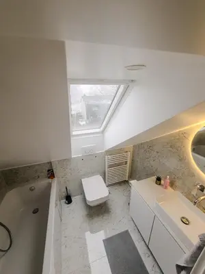 Ein Badezimmer in der Unterkunft Ferienwohnung JP-Home