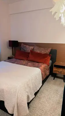 Ein Bett oder Betten in einem Zimmer der Unterkunft Luxury Stay Düsseldorf Altstadt Moments