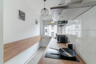 Küche/Küchenzeile in der Unterkunft Eco Retreat Spacestays - Smart TV - WIFI