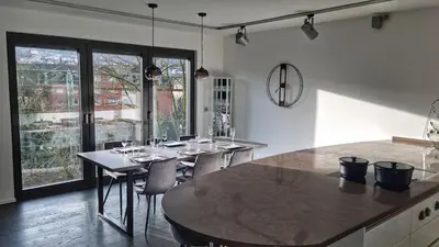 Grundriss der Unterkunft 4 Zimmer Luxus Apartment mit Sauna und Heimkino