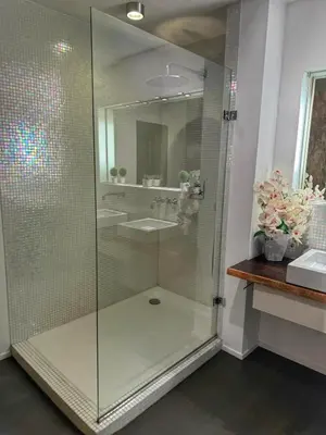 Ein Badezimmer in der Unterkunft 4 Zimmer Luxus Apartment mit Sauna und Heimkino