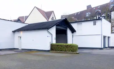 Das Gebäude in dem sich die Ferienwohnung befindet