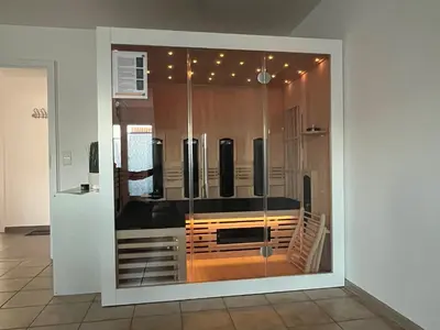 Grundriss der Unterkunft Ferienwohnung Niederrhein mit privater Sauna
