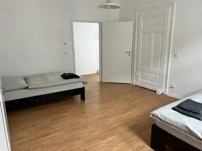 Ein Bett oder Betten in einem Zimmer der Unterkunft FirmenQuartier24 im 2 OG in Wuppertal