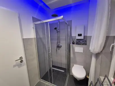 Ein Badezimmer in der Unterkunft Immotal24