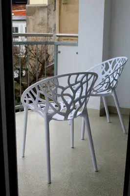 Ein Balkon oder eine Terrasse in der Unterkunft Medina apartment
