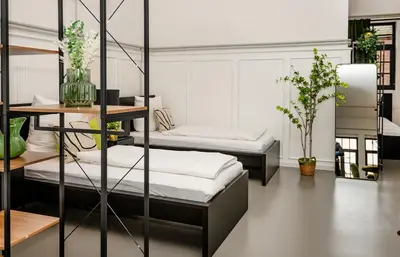 Ein Bett oder Betten in einem Zimmer der Unterkunft Kurzzeitglück 24h Self Check-In KR03