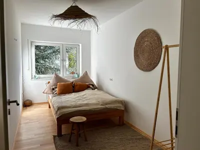 Ein Bett oder Betten in einem Zimmer der Unterkunft Apartment in Bochum