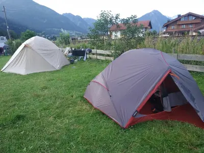 Naturlandschaft in der Nähe des Campingplatzes