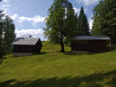 Ein Garten an der Unterkunft zeltplatz