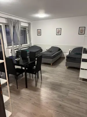 Ein Sitzbereich in der Unterkunft Zentrale Monteurwohnung Ferienwohnung Recklinghausen 6 Personen