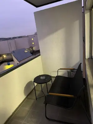Ein Sitzbereich in der Unterkunft Zentrale Monteurwohnung Ferienwohnung Recklinghausen 6 Personen