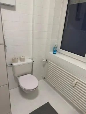 Ein Badezimmer in der Unterkunft Zentrale Monteurwohnung Ferienwohnung Recklinghausen 6 Personen