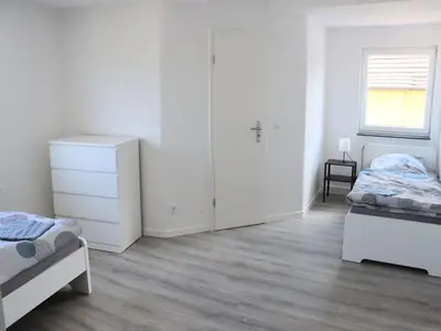 Ein Bett oder Betten in einem Zimmer der Unterkunft Relax & Stay in Wuppertal