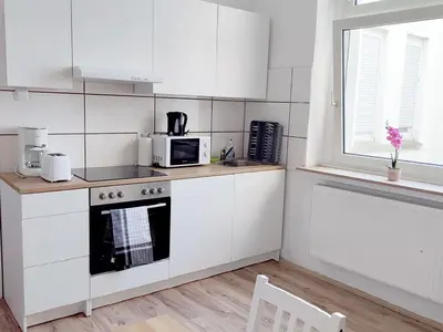 Küche/Küchenzeile in der Unterkunft Nice Apartment in Solingen