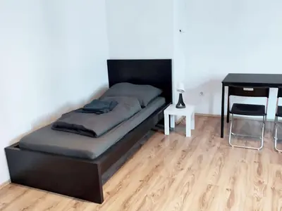 Ein Sitzbereich in der Unterkunft Nice Apartment in Solingen
