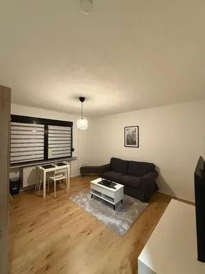 Ein Sitzbereich in der Unterkunft MA Apartments - Free Parking, Free WiFi, Relax & Coffee,