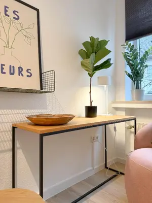 Grundriss der Unterkunft Zentrales City-Apartment mit Free WiFi & Self Check-In & Balkon