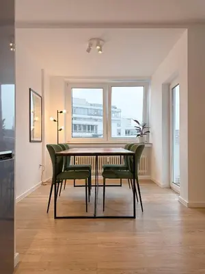 Grundriss der Unterkunft Zentrales City-Apartment mit Free WiFi & Self Check-In & Balkon