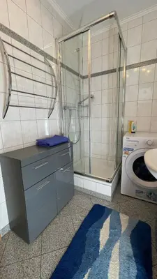 Ein Badezimmer in der Unterkunft Hemerhardt Suite