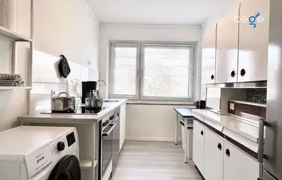 Küche/Küchenzeile in der Unterkunft BEGE APARTMENTS StaySmart