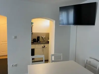 Küche/Küchenzeile in der Unterkunft Ferienwohnung Ruhr