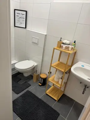 Ein Badezimmer in der Unterkunft A&V Apartments Nähe Lungenklinik Hemer