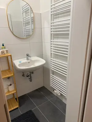 Ein Badezimmer in der Unterkunft A&V Apartments Nähe Lungenklinik Hemer