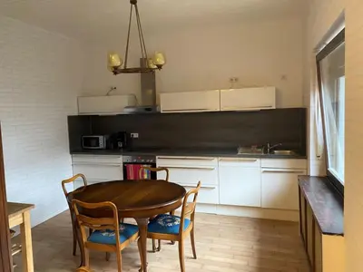 Küche/Küchenzeile in der Unterkunft Wohnsol cozy Apartments und Gästezimmer