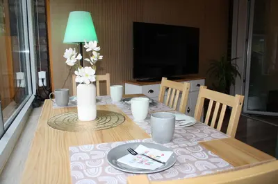 TV/Unterhaltungsangebot in der Unterkunft Wellnessapartment Nr2 mit Infrarot Sauna - Wallbox - Netflix - WLAN
