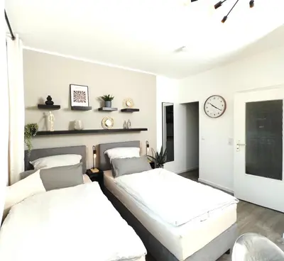 Ein Bett oder Betten in einem Zimmer der Unterkunft Apartment Bochum City