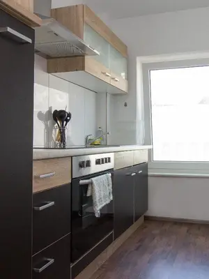 Küche/Küchenzeile in der Unterkunft City Apartments Herne
