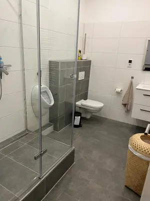 Ein Badezimmer in der Unterkunft Fuchsbau Event- und Fotoapartment