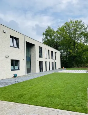 Das Gebäude in dem sich die Ferienwohnung befindet