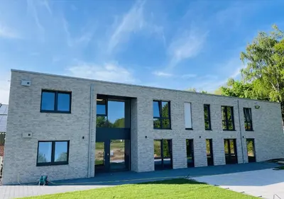 Das Gebäude in dem sich die Ferienwohnung befindet