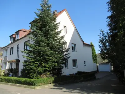 Das Gebäude in dem sich die Ferienwohnung befindet