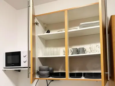 Küche/Küchenzeile in der Unterkunft Spacious Apartment in Recklinghausen