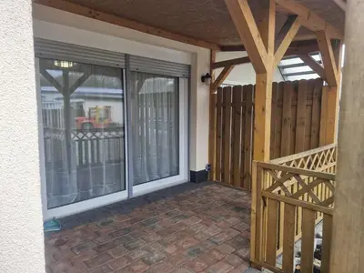 Ein Balkon oder eine Terrasse in der Unterkunft Altes Sägewerk 2
