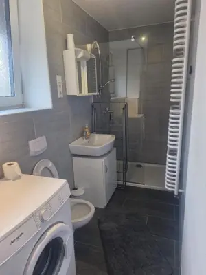 Ein Badezimmer in der Unterkunft Altes Sägewerk 2