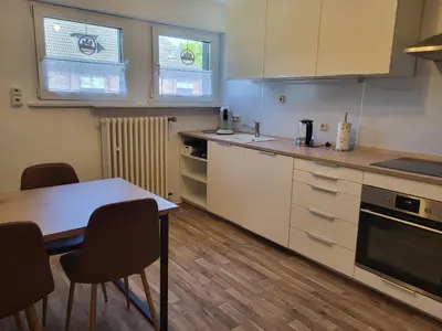 Küche/Küchenzeile in der Unterkunft Wohnung in Duisburg-Baerl