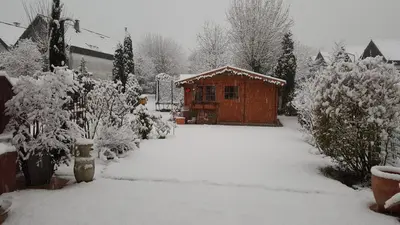 Privatzimmer bei Renate am Grünen See im Winter