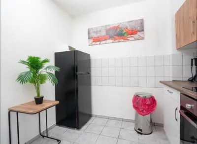 Küche/Küchenzeile in der Unterkunft Livemore24 - Apartment 2 in Herten West 24-7 Check-in