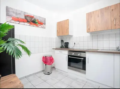Küche/Küchenzeile in der Unterkunft Livemore24 - Apartment 2 in Herten West 24-7 Check-in