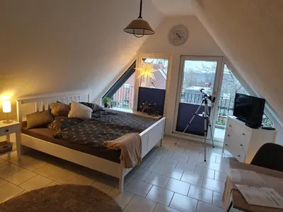 TV/Unterhaltungsangebot in der Unterkunft Ferienwohnung Sternschnuppe