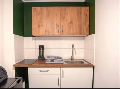 Küche/Küchenzeile in der Unterkunft Livemore24 - Apartment 1 in Oer-Erkenschwick WLAN
