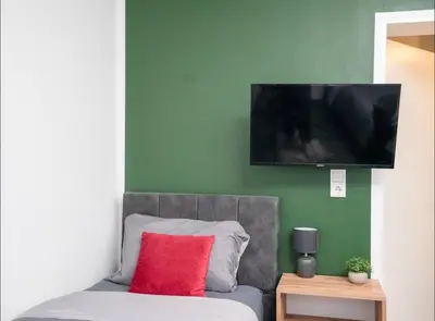 TV/Unterhaltungsangebot in der Unterkunft Livemore24 - Apartment 1 in Oer-Erkenschwick WLAN