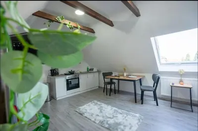 Küche/Küchenzeile in der Unterkunft Livemore24 - Apartment 5 in Herten West 24-7 Check-in