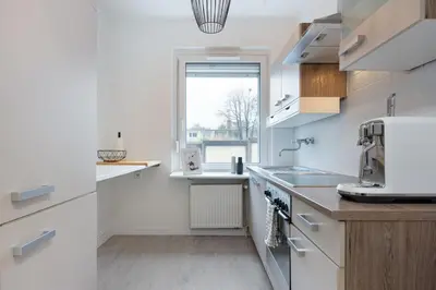 Küche/Küchenzeile in der Unterkunft Modern & central 2-room apartment